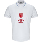 AFC Bournemouth 2025-26 travel polo shirt front white polo