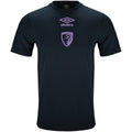 AFC Bournemouth 2025-26 travel shirt front in black