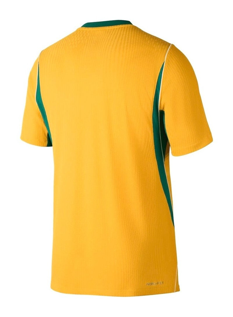 Australia 2026 home shirt back view in gold