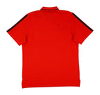 Belgium 2026 red travel polo shirt back view