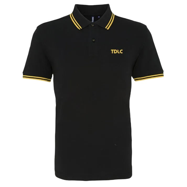 Black and Gold Polo Shirt
