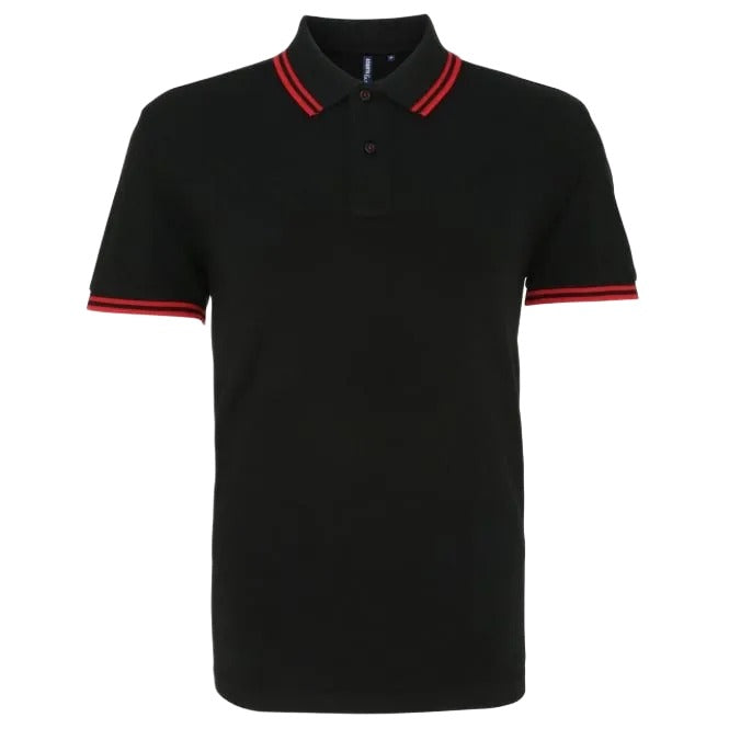 Black and Red Polo Shirt