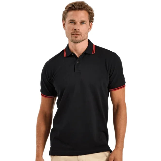 Black and Red Polo Shirt