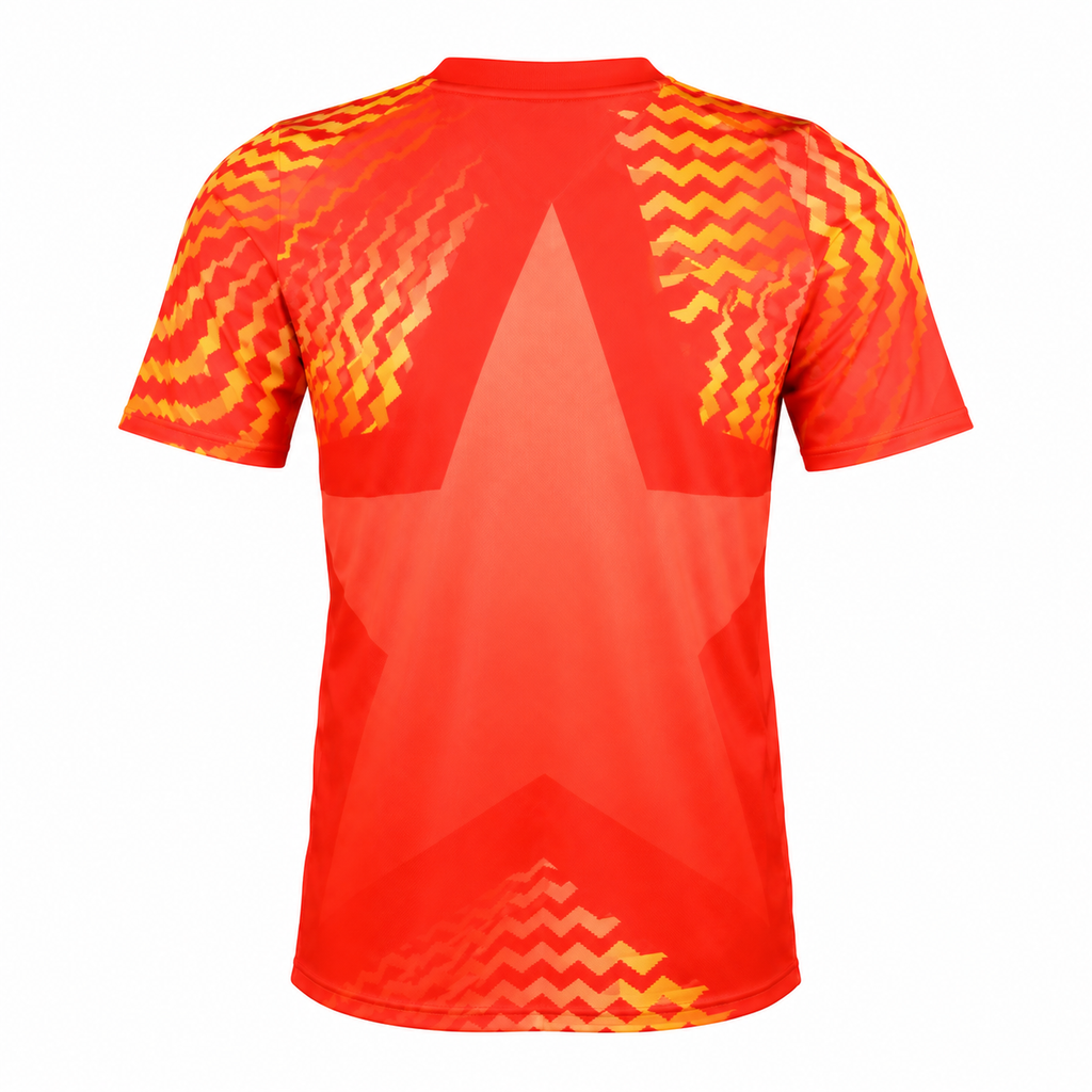 Australia 2026 orange goalkeeper shirt back view
