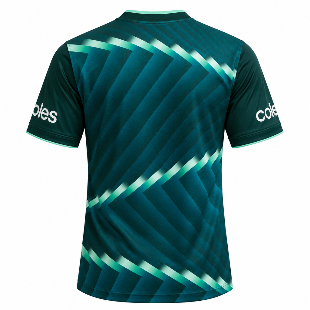 Australia 2026 pre-match shirt back view