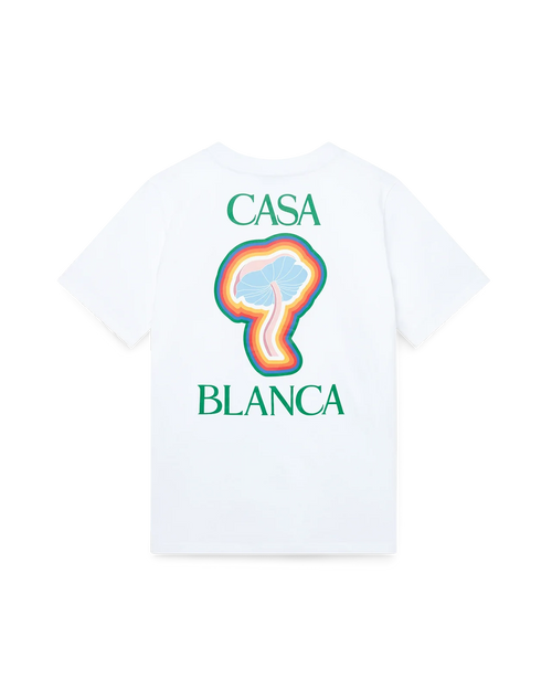 Casablanca Mushroom T Shirt White