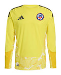 Chile 2026 yellow long sleeve goalkeeper shirt front