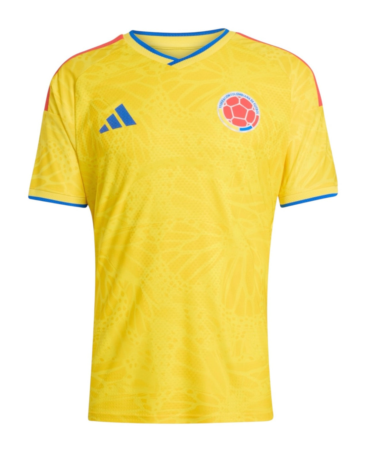 Colombia 2026 home shirt front in yellow