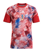 Croatia 2026-27 pre-match home shirt front with patchwork print
