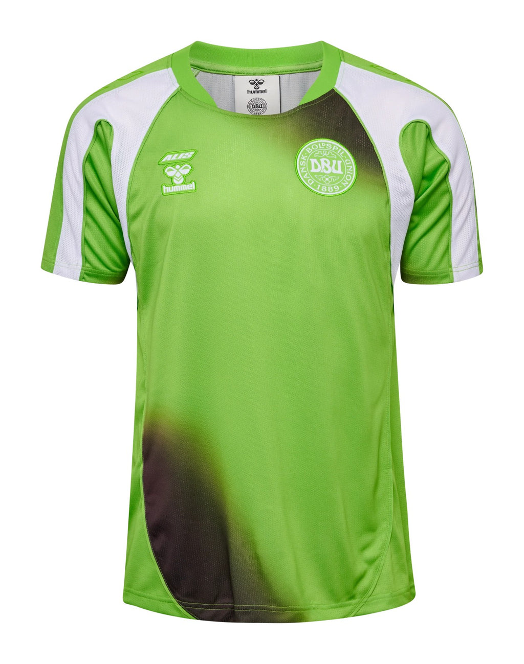 Denmark 2026-27 green goalkeeper shirt front