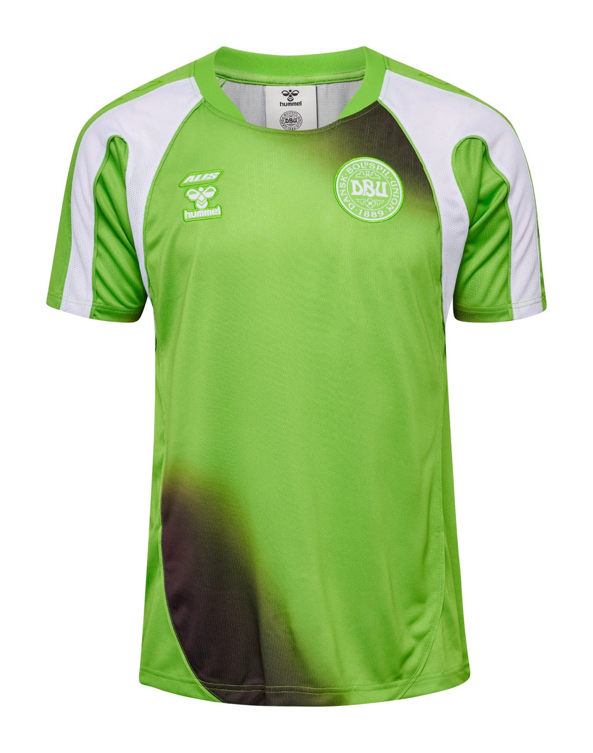Denmark 2026-27 green goalkeeper shirt front