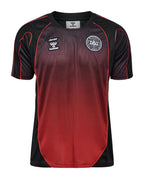 Denmark 2026-27 special shirt front, black to red fade