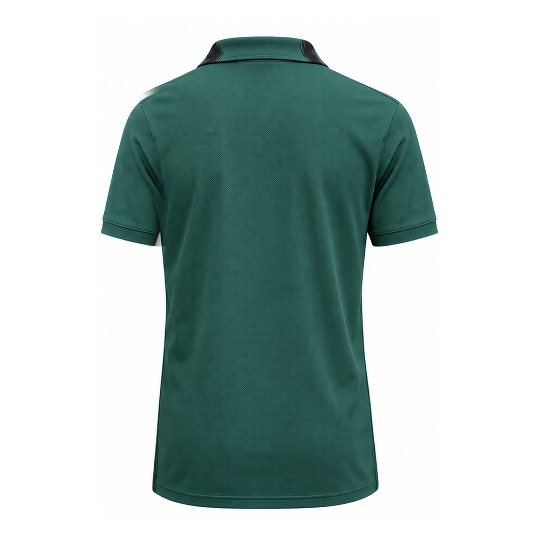 Nigeria 2026 travel polo shirt back view