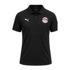 Egypt 2026 black travel polo shirt front with crest