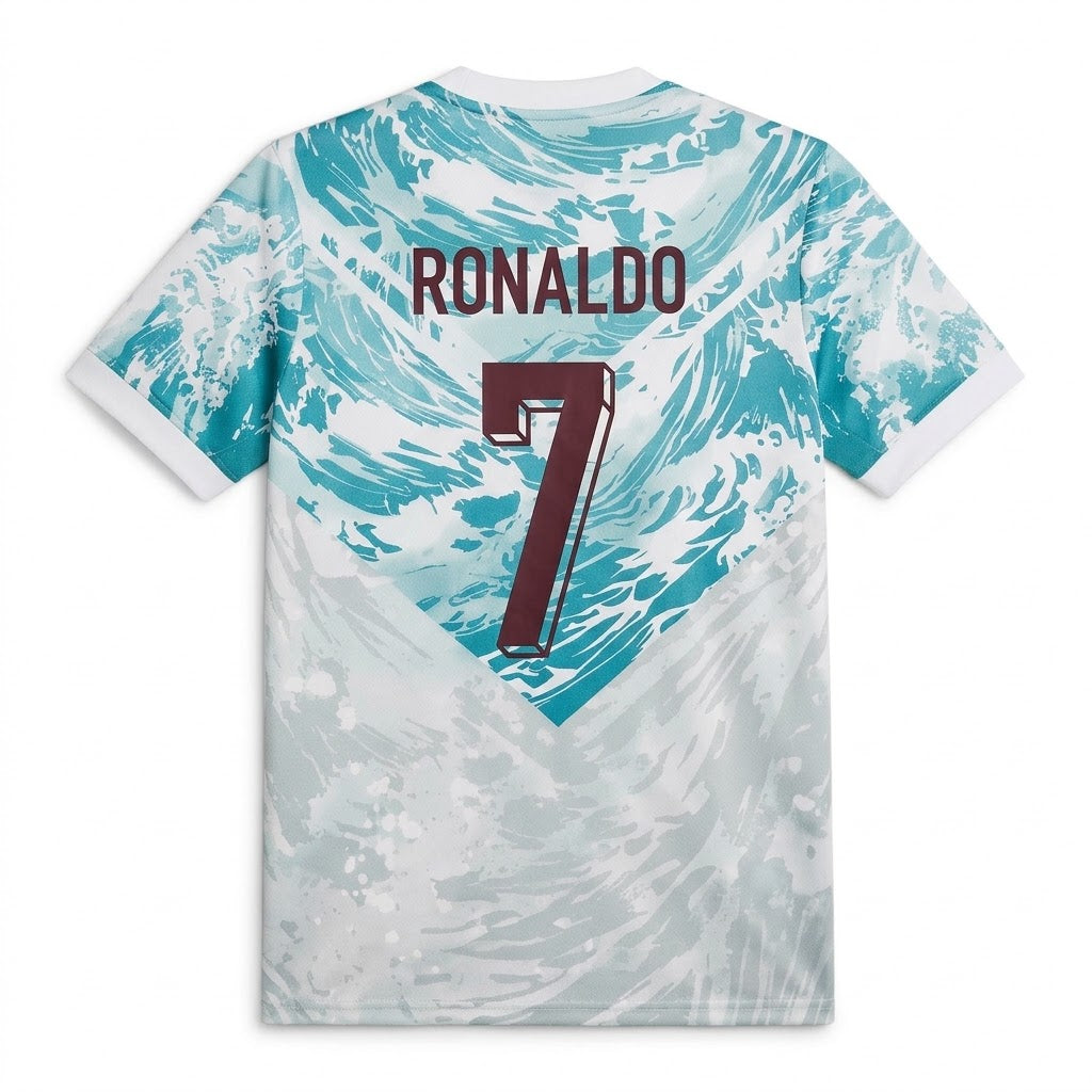 Portugal 2026-27 away shirt back with RONALDO 7