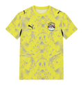 Egypt 2026 yellow goalkeeper shirt front with grey print