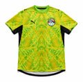 Egypt 2026 lime goalkeeper shirt front with black side panels