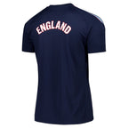 England 2026 navy training shirt back with ENGLAND lettering