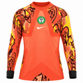 Nigeria 2026 orange goalkeeper shirt front, long sleeves