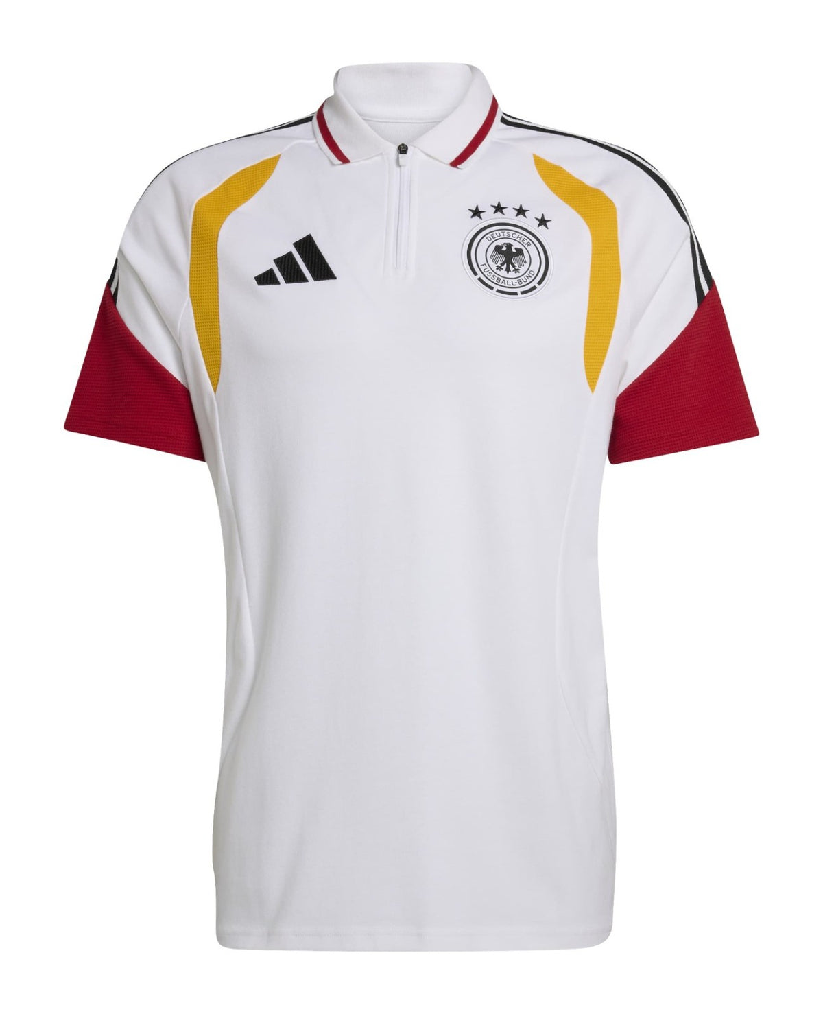 Germany 2026 white travel polo shirt front
