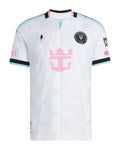 Inter Miami 2026 third shirt front, white Cénit kit with pink and mint trim