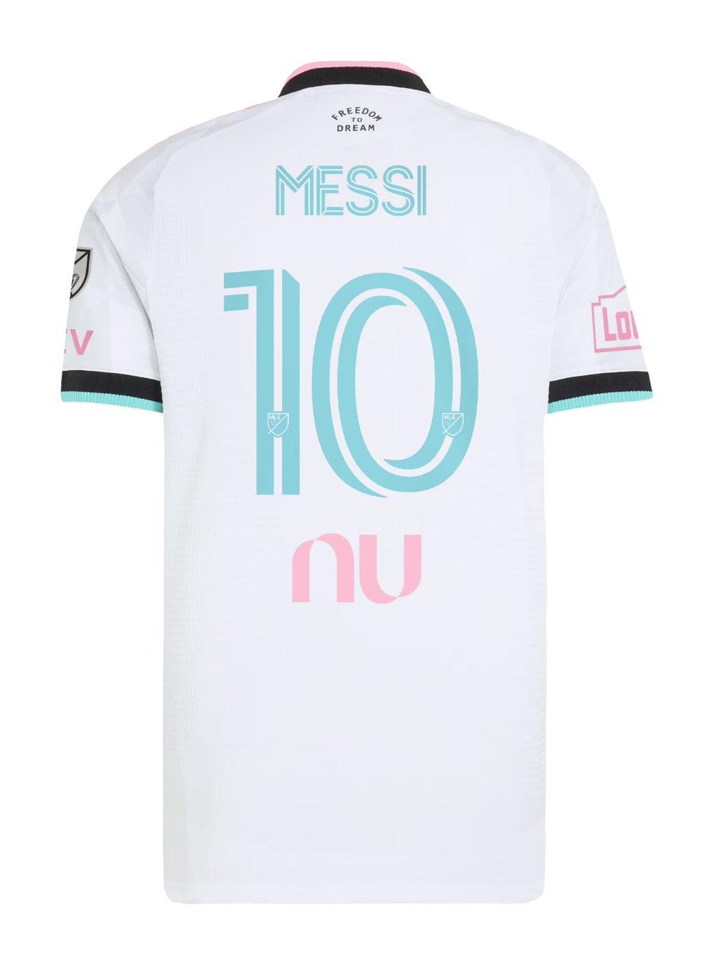 Inter Miami 2026 third shirt back view with name and number printing