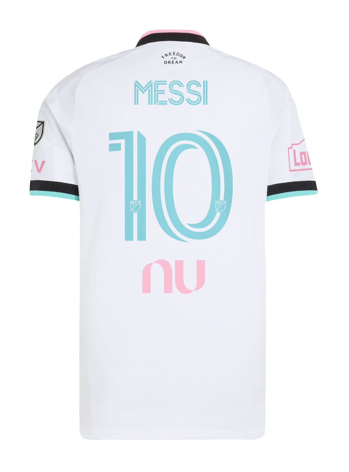 Inter Miami 2026 third shirt back view with name and number printing