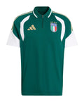 Italy 2026 green travel polo shirt front