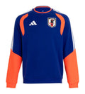 Japan 2026 training sweatshirt front in blue and orange