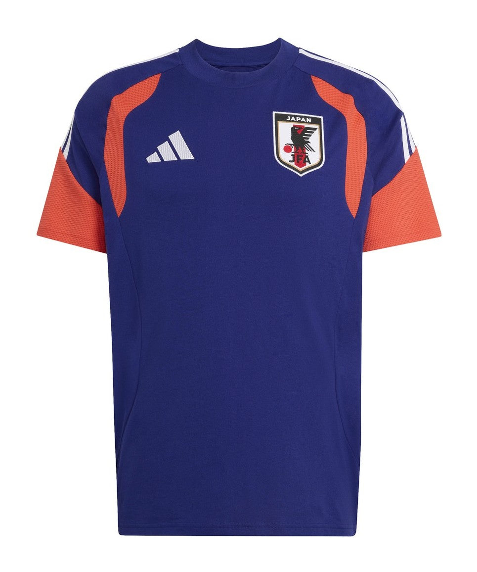 Japan 2026 blue and orange travel shirt front
