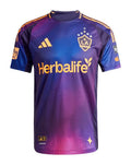 LA Galaxy 2026 away shirt front, purple Rizon kit with gradient