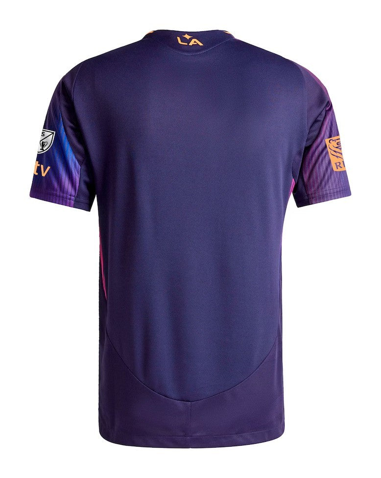 LA Galaxy 2026 away shirt back view in purple