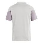 Los Angeles FC 2026 grey travel polo shirt back view