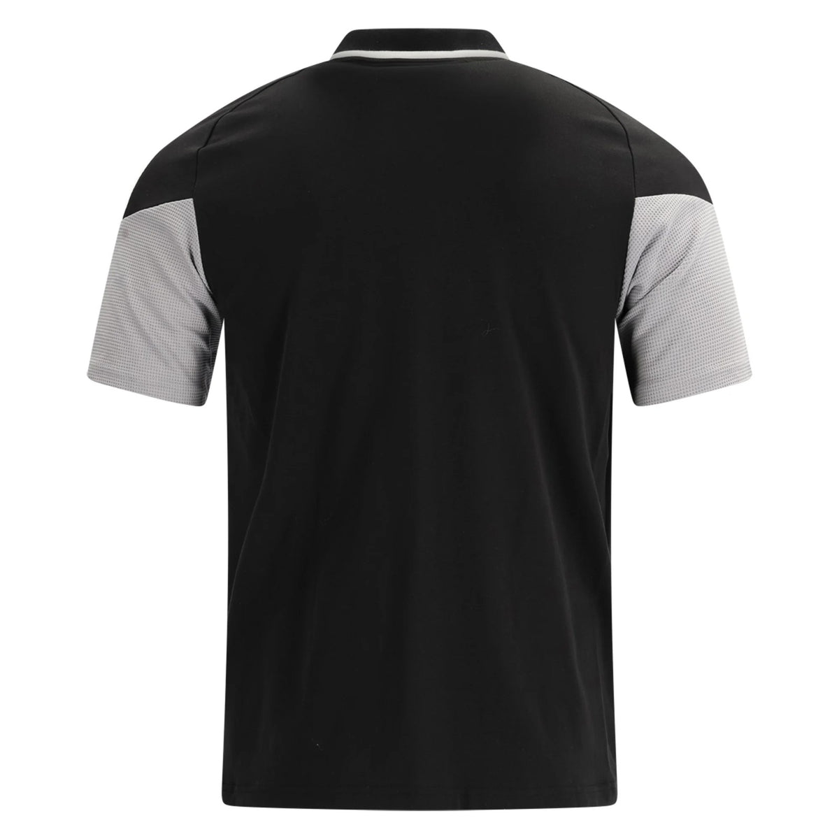 Los Angeles FC 2026 black travel polo shirt back view