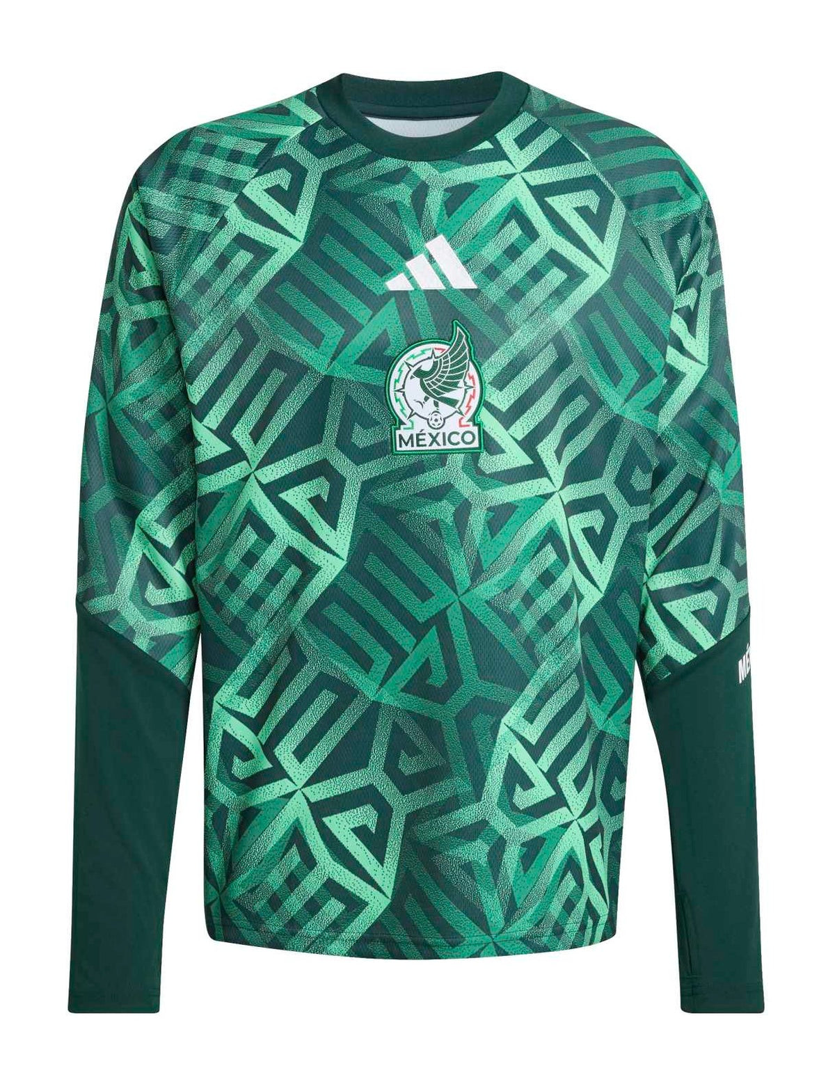 Mexico 2026 pre-match home sweatshirt front
