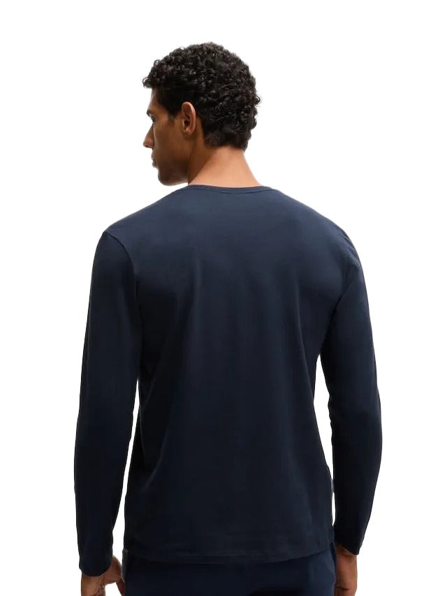 Navy Long Sleeve T Shirt
