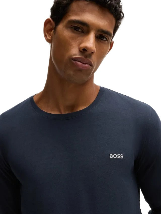 Navy Long Sleeve T Shirt