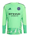 New York City FC 2026 mint goalkeeper shirt front, long sleeves