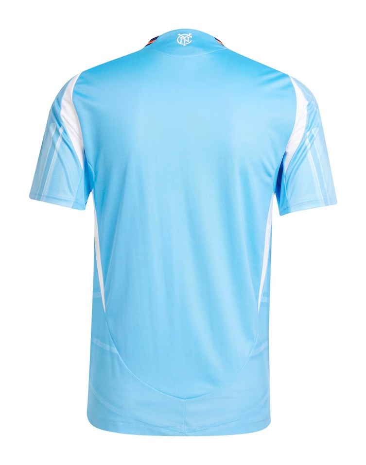 New York City FC 2026 home shirt back view in sky blue