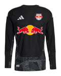 New York Red Bulls 2026 black goalkeeper shirt front, long sleeves
