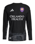 Orlando City 2026 black goalkeeper shirt front, long sleeves
