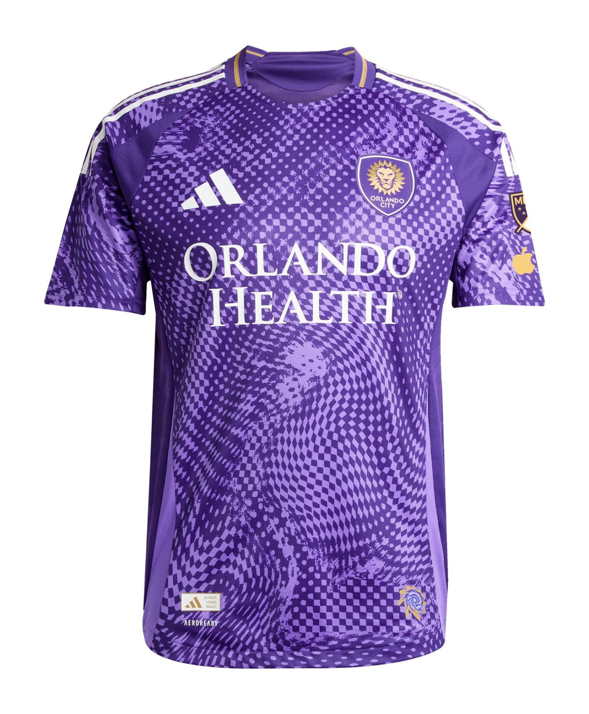 Orlando City 2026 home shirt front, purple Perfect Storm kit
