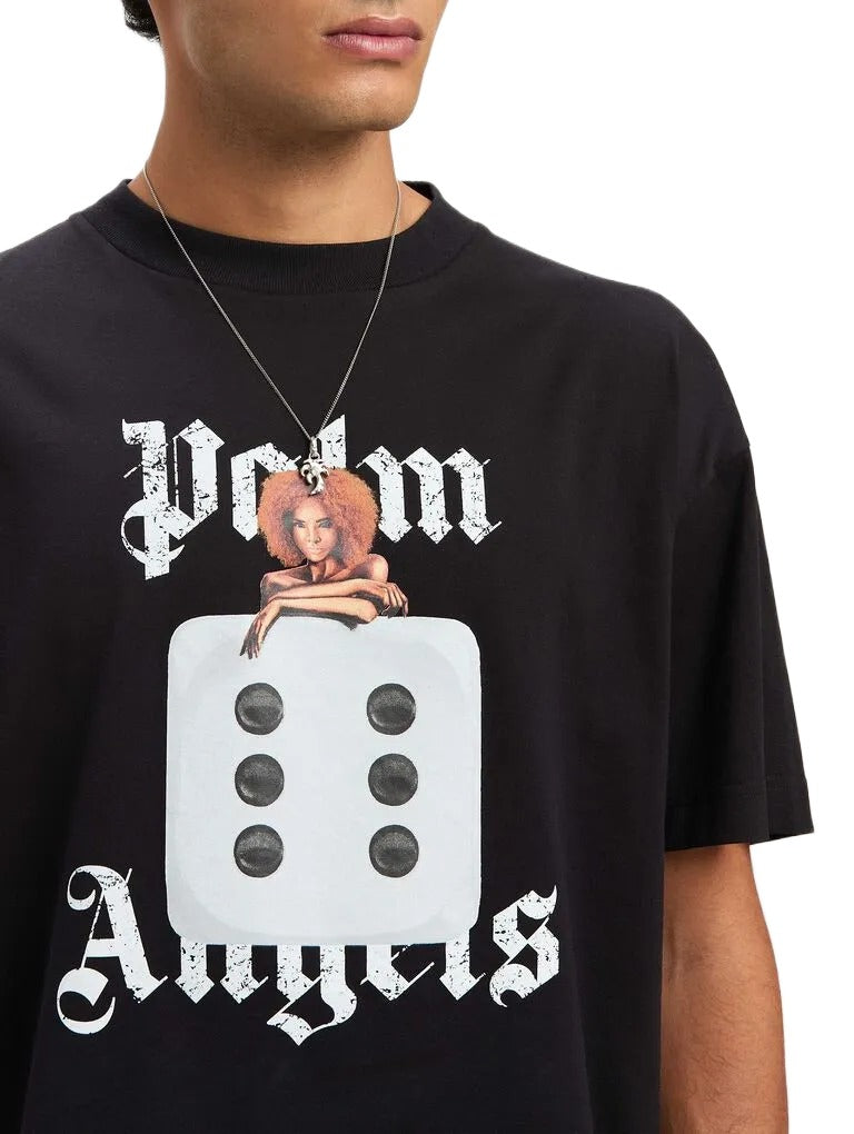 Palm Angels Black T Shirt