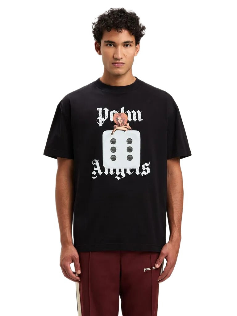 Palm Angels Black T Shirt