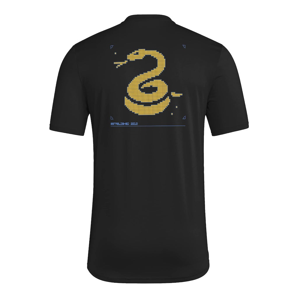 Philadelphia Union 2026 travel shirt back view, black