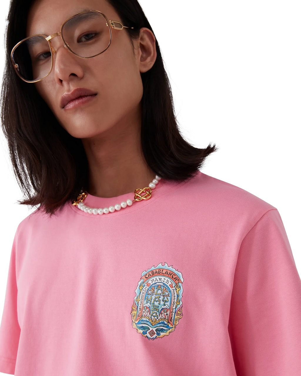 Pink Casablanca T Shirt