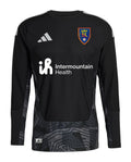 Real Salt Lake 2026 black goalkeeper shirt front, long sleeves