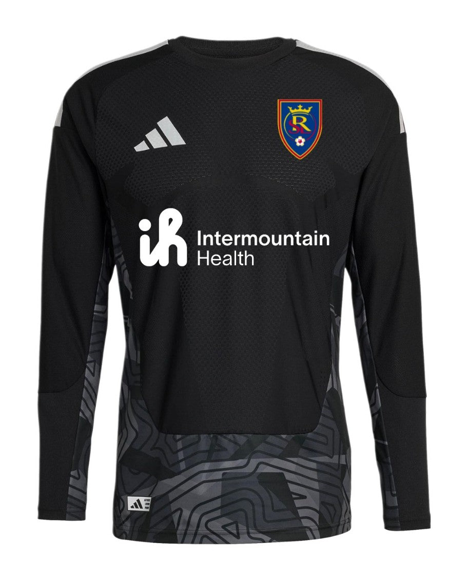Real Salt Lake 2026 black goalkeeper shirt front, long sleeves