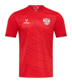 Russia 2026 home shirt front, red with eagle crest