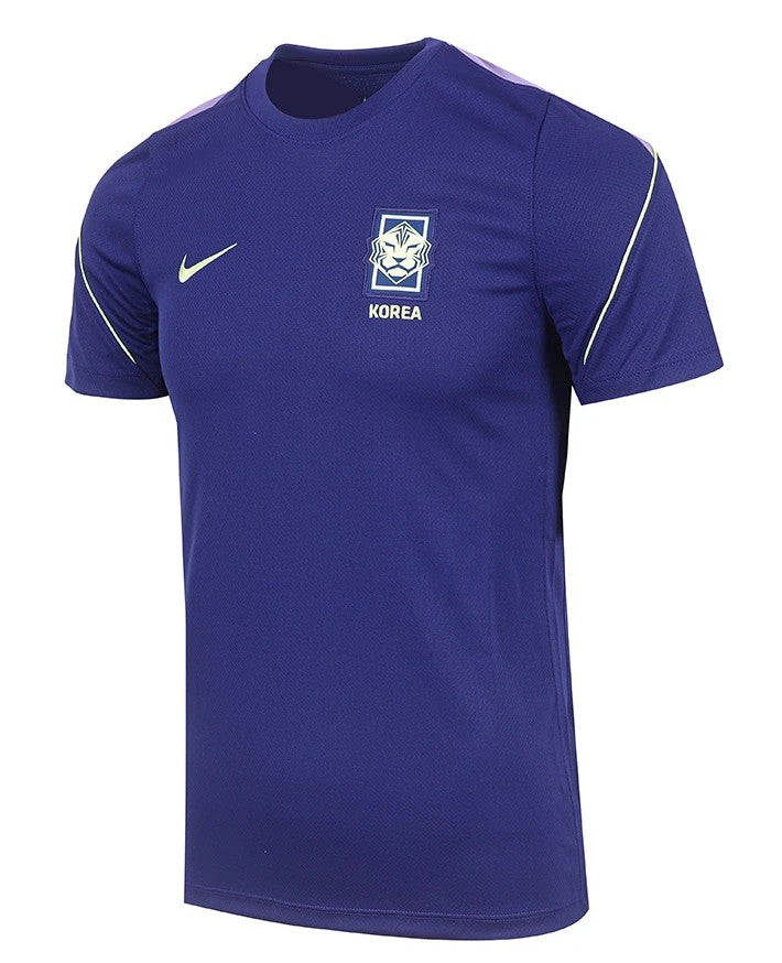 South Korea 2026 purple training shirt front